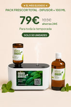 Cargar imagen en el visor de la galería, Pack Frescor Total · Difusor + Oleoment 100ml